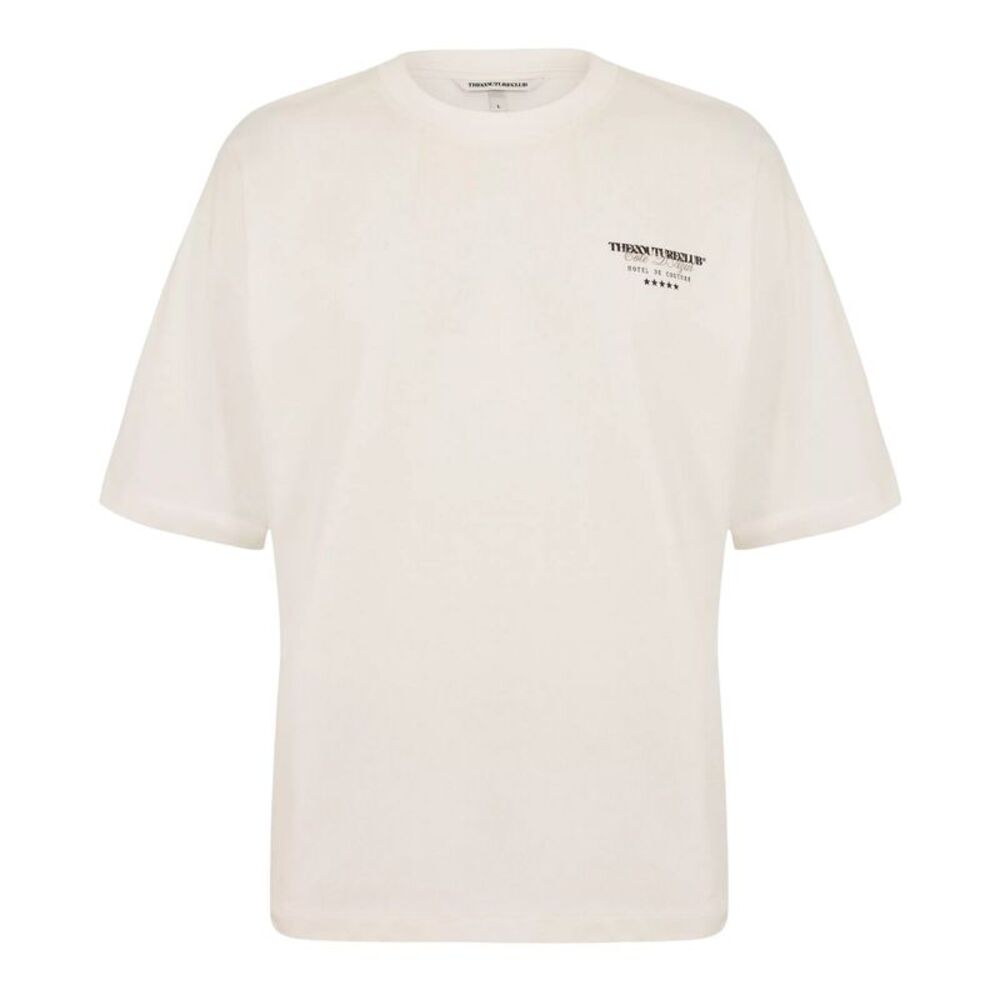 Couture Club Mens Oversized T-Shirt / Off White